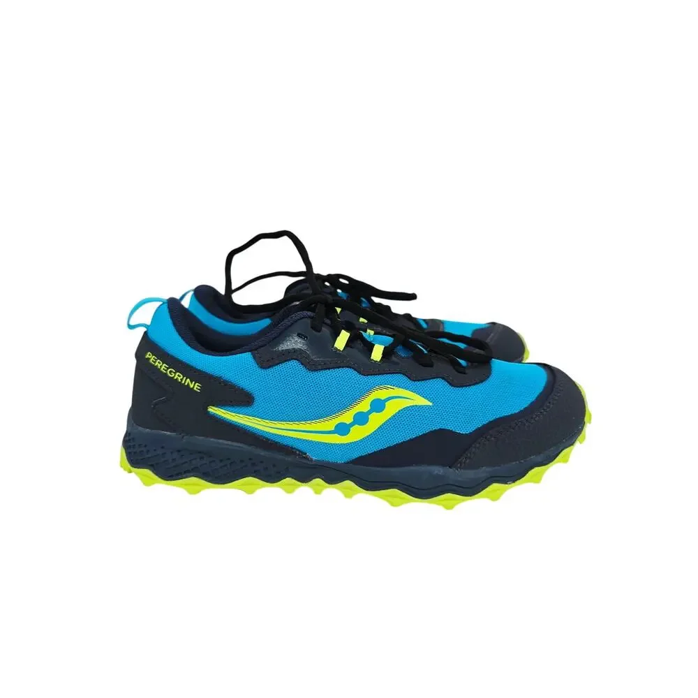 Saucony Peregrine KDZ Trail Shoes Sneakers Blue 6.5